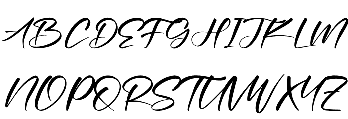 Delttras Font UPPERCASE
