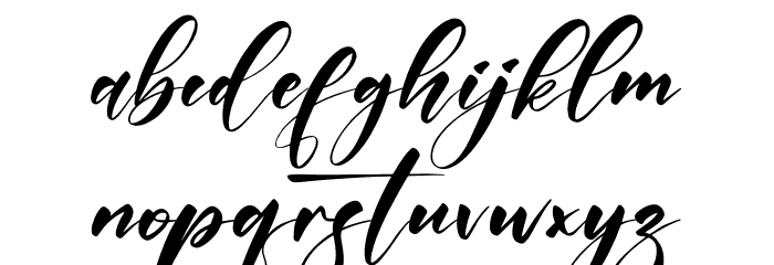 Delttras Font LOWERCASE