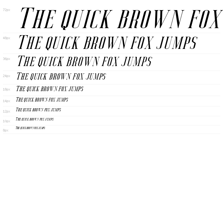 Deluce Free Italic Waterfall