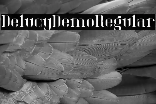 DelucyDemo-Regular Font examples