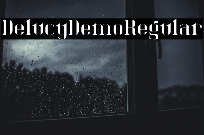 DelucyDemo-Regular Example 3