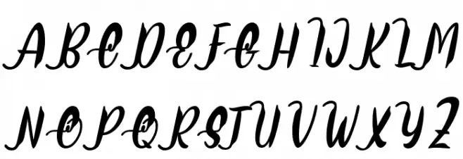 Delumba Italic Fuentes MAYÚSCULAS