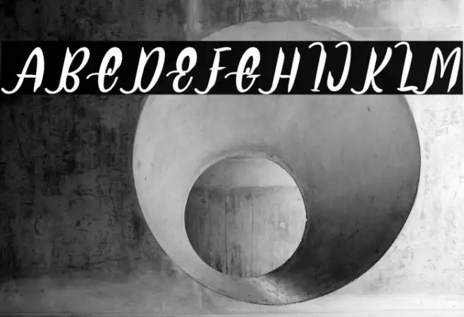 Delumba Italic Example 2