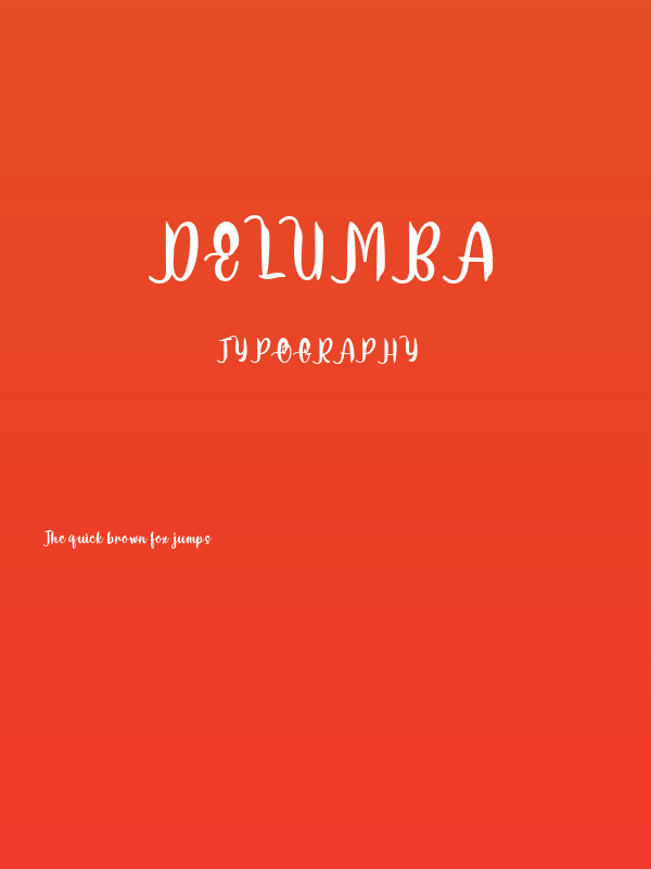Delumba Poster
