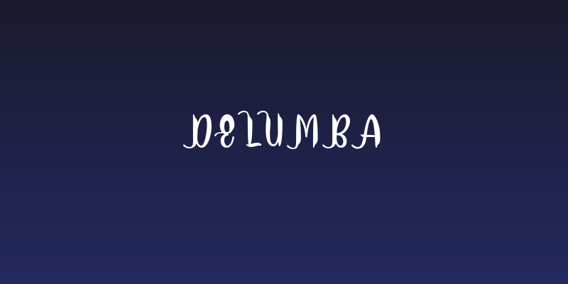 Delumba Social Header