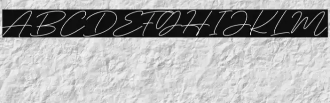 Deluna Signature Font examples