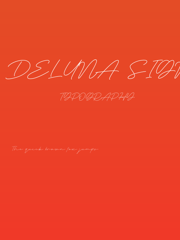 Deluna Signature Poster