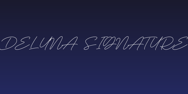 Deluna Signature Social Header