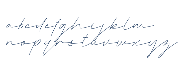 Deluna Signature Lowercase