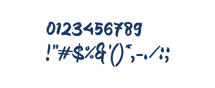 Delusi Script Other Characters