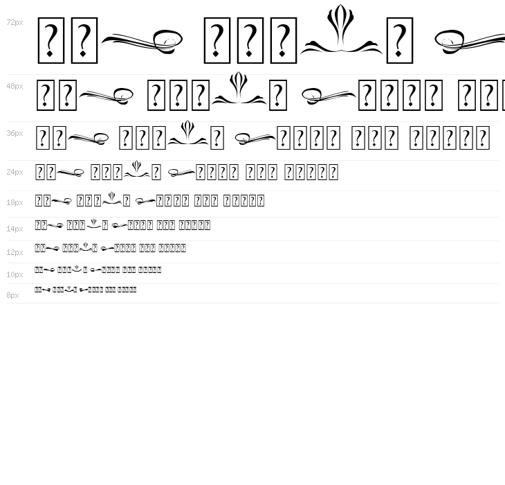 Delusion Ornament Waterfall