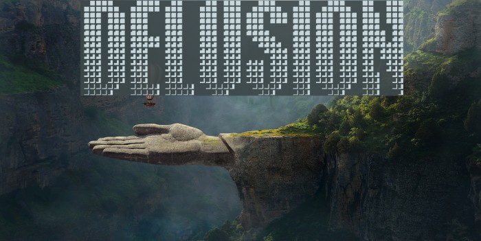 Delusion Font examples