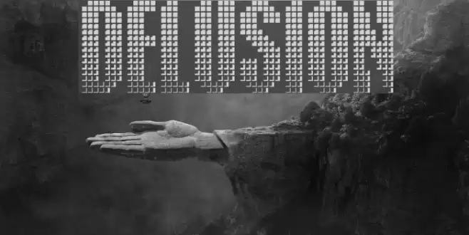 Delusion Font examples