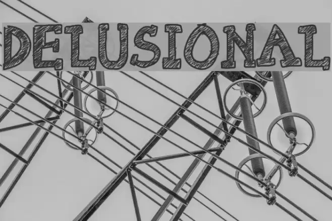 Delusional Font examples