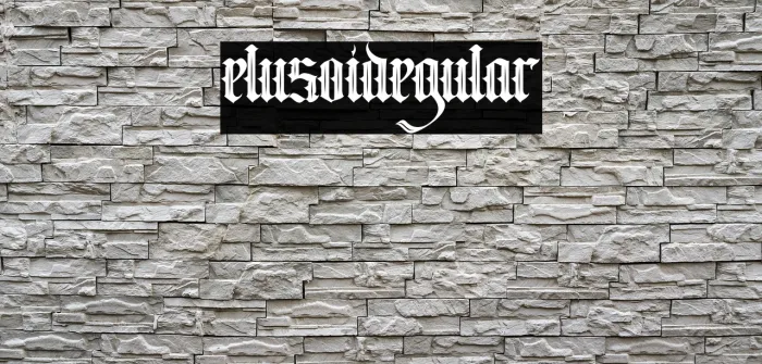 Delusoid Regular Example 1
