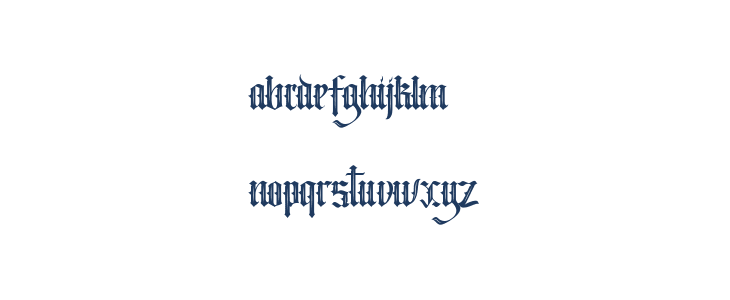 Delusoid Regular Lowercase