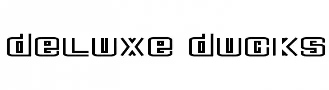 Deluxe Ducks  Frei Schriftart Herunterladen