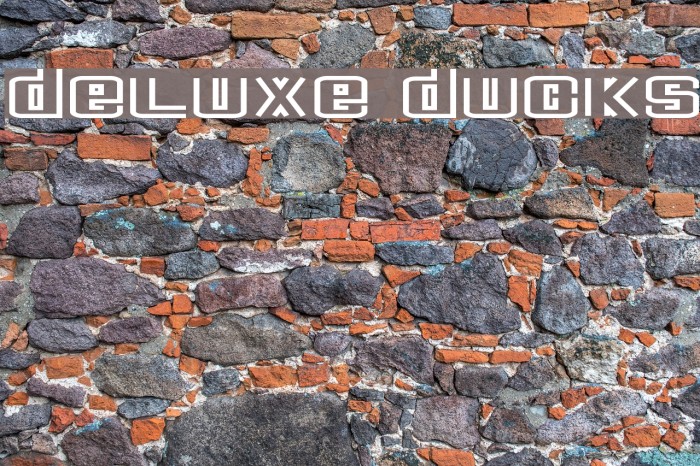 Deluxe Ducks Font examples