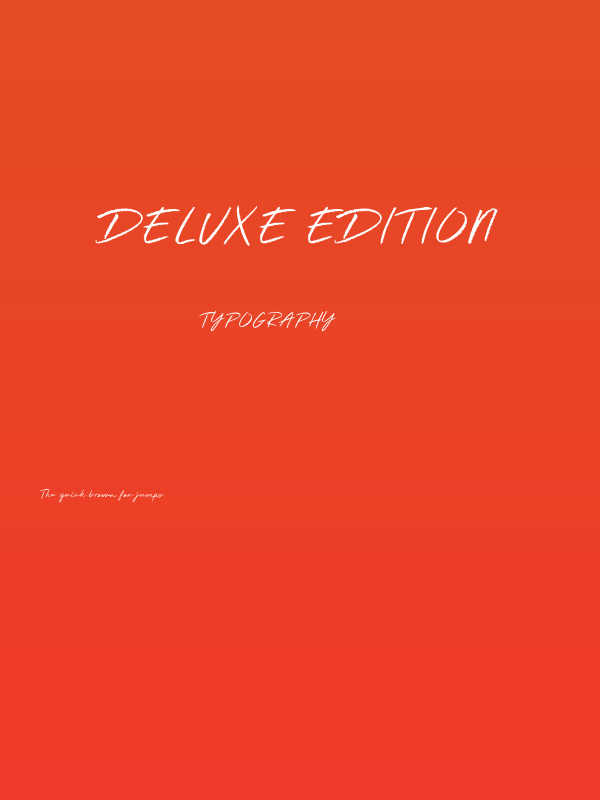 Deluxe Edition Poster