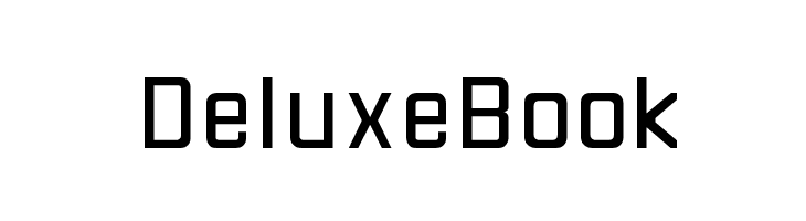 DeluxeBook Font