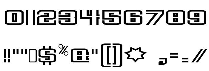 DeluxeDucks-Regular Font OTHER CHARS