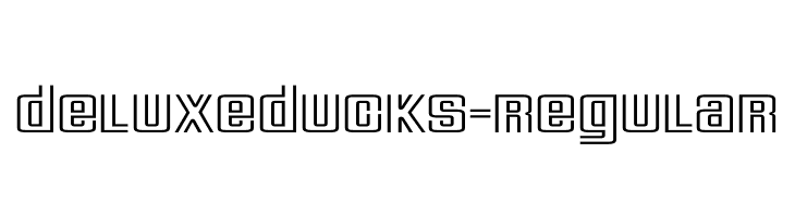DeluxeDucks-Regular  baixar fontes gratis