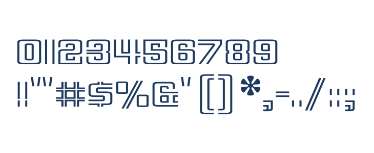 DeluxeDucks-Regular Other Characters