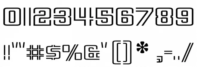 DeluxeDucks-Regular Font OTHER CHARS