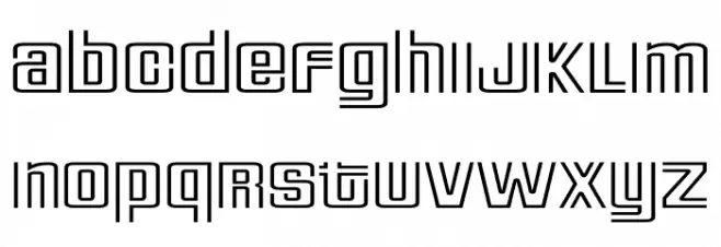 DeluxeDucks-Regular フォント 大文字