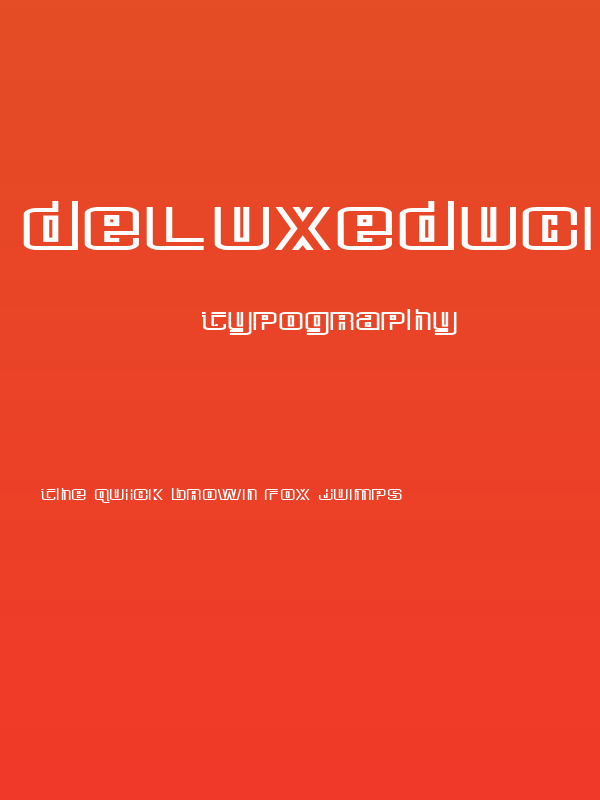 DeluxeDucks-Regular Poster
