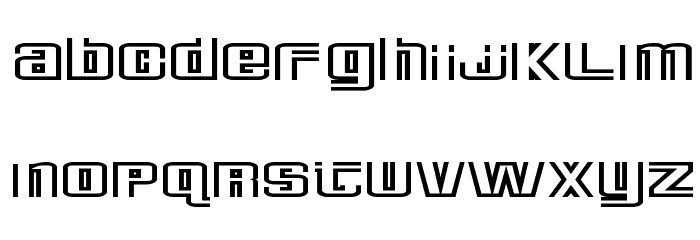 DeluxeDucks-Regular Font LOWERCASE