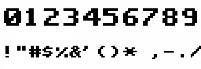 DeluxeFont Regular Font Alte caractere