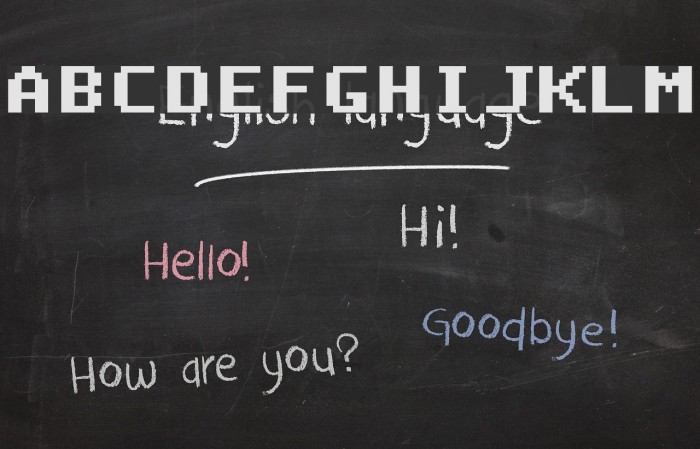 DeluxeFont Regular Font examples