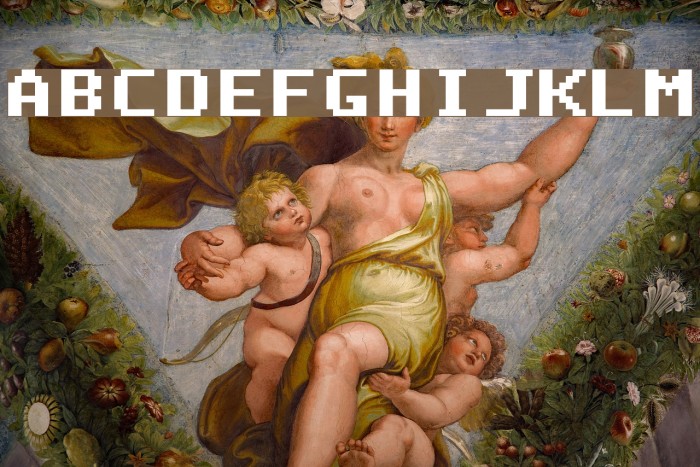 DeluxeFont Regular Font examples