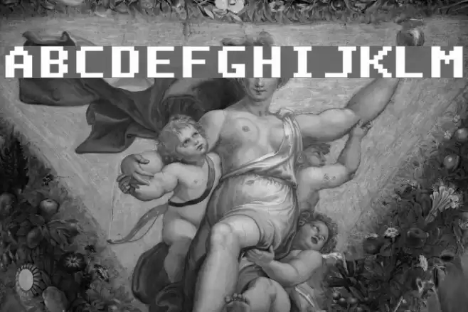 DeluxeFont Regular Font examples