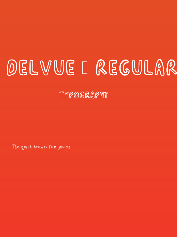 Delvue 3 Regular Poster