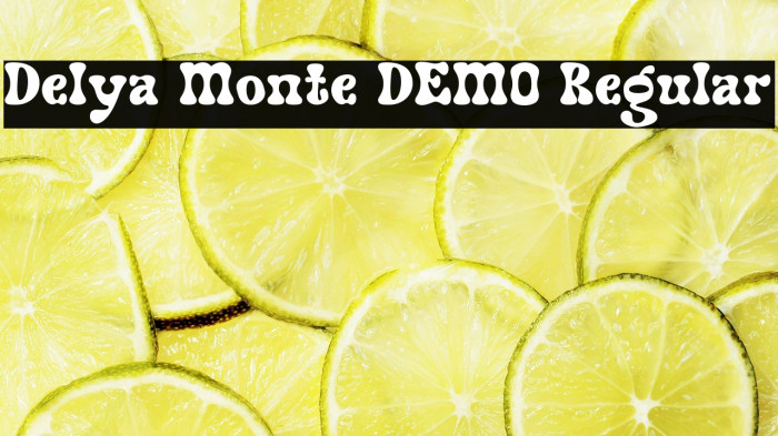 Delya Monte DEMO Regular Example 1