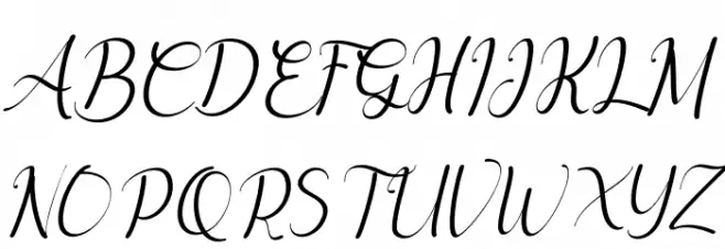 Delyna Italic Schriftart Groß