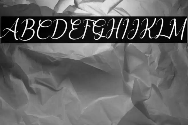 Delyna Italic Font examples