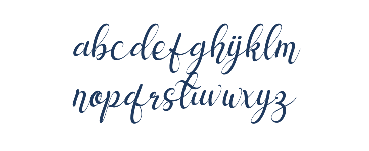 Delyna Italic Lowercase