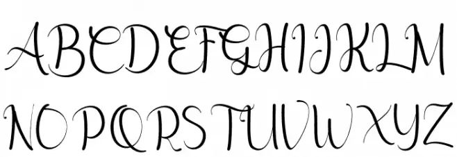 Delyna Schriftart Groß