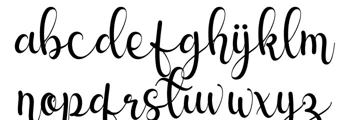 Delyna Font LOWERCASE
