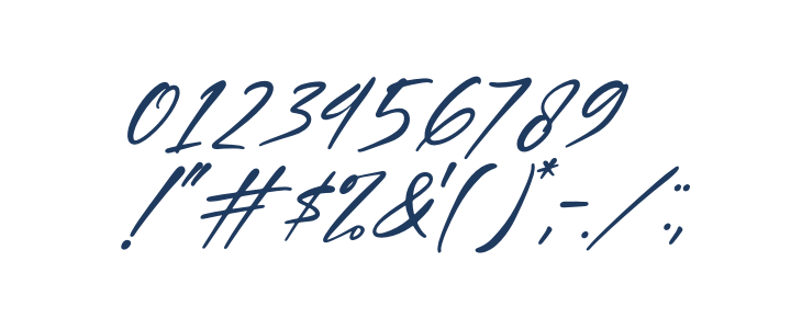 Delynta Italic Other Characters