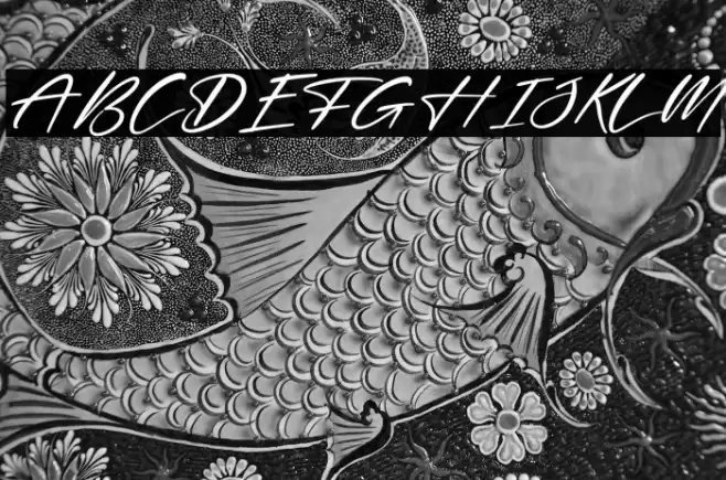 Delynta Italic Font examples