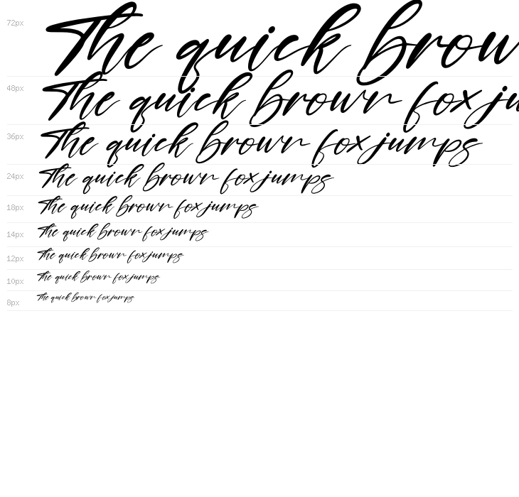 Delynta Italic Waterfall