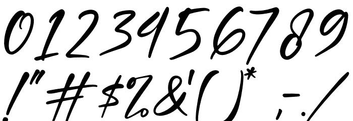 Delynta Font OTHER CHARS