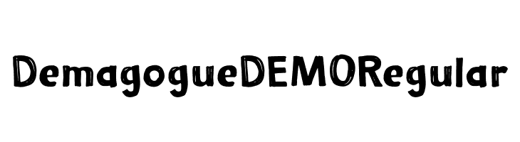Demagogue DEMO Regular  Frei Schriftart Herunterladen