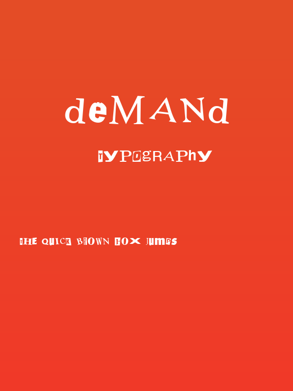 Demand Poster