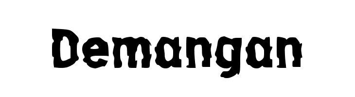 Demangan  フリーフォントのダウンロード
