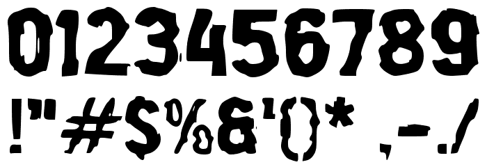 Demangan Font OTHER CHARS